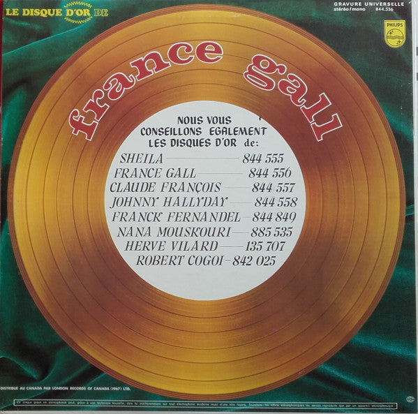 France Gall / Le Disque D'or De France Gall - LP USED