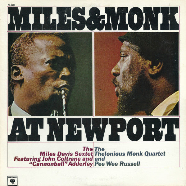 The Miles Davis Sextet Featuring John Coltrane, "Cannonball" Adderley / The Thelonious Monk Quartet And Pee Wee Russell / Miles & Monk At Newport - LP Used