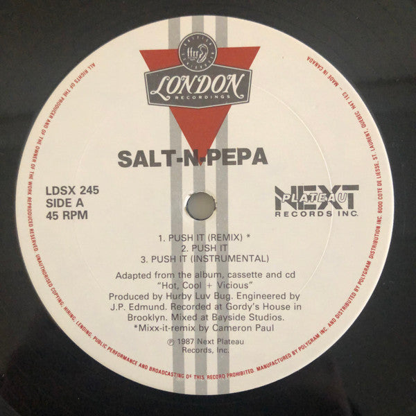 Salt-N-Pepa / Push It (Remix) / Tramp (Remix) - LP Used 12''