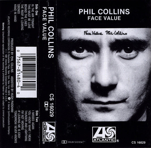 Phil Collins / Face Value - K7 Used