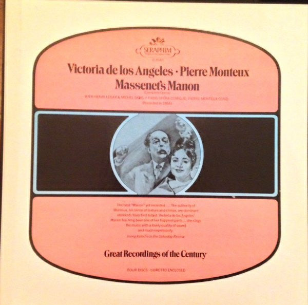 Victoria De Los Angeles • Pierre Monteux / Massenet's Manon - 4LP BOX Used