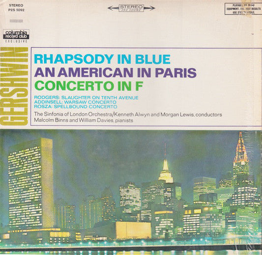 Various / Rhapsody In Blue, An American In Paris, Concerto In F - LP (used)