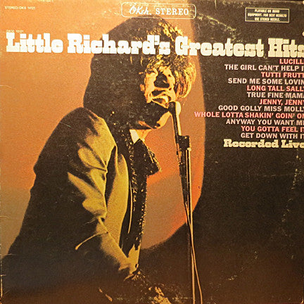 Little Richard / Little Richard's Greatest Hits Recorded Live - LP USAGÉ