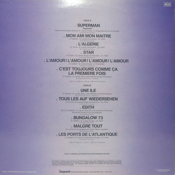 Serge Lama / Volume 2 - LP USED