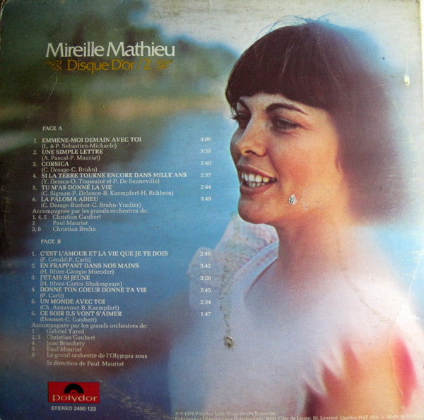 Mireille Mathieu / Disque D'or  V2 - LP (Used)