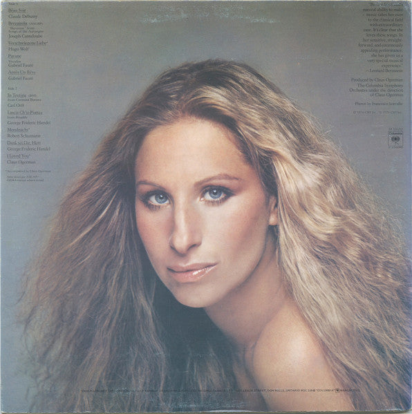 Barbra Streisand / Classical ... Barbra - LP USED
