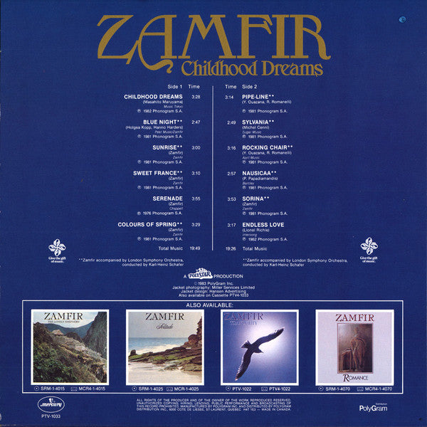 Zamfir / Childhood Dreams - LP USED