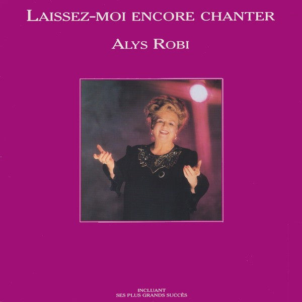 Alys Robi / Laissez-Moi Encore Chanter - LP Used
