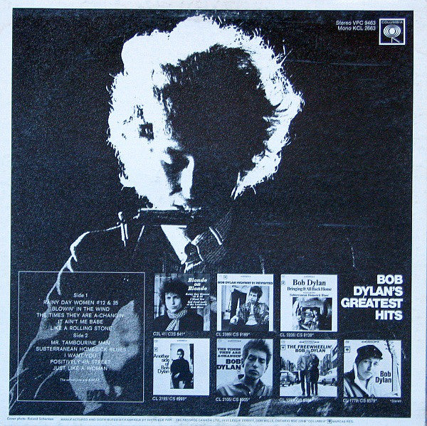Bob Dylan / Bob Dylan's Greatest Hits - LP (Used)