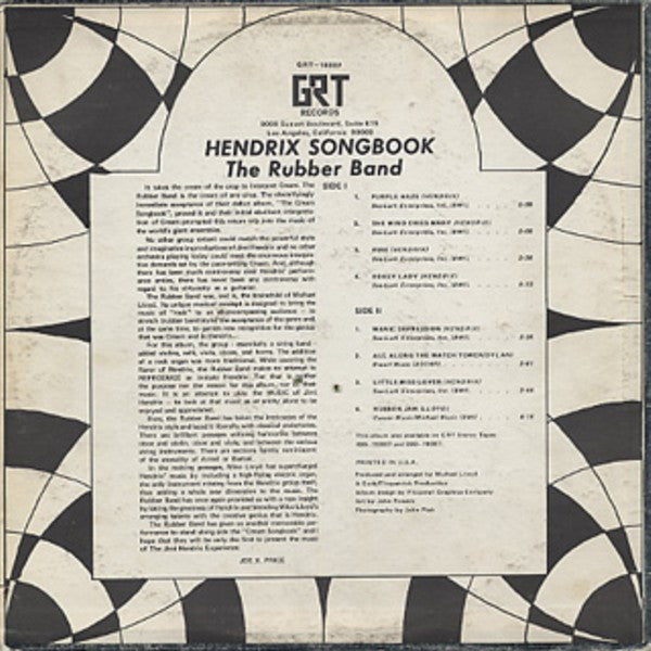 The Rubber Band / Hendrix Songbook - LP Used