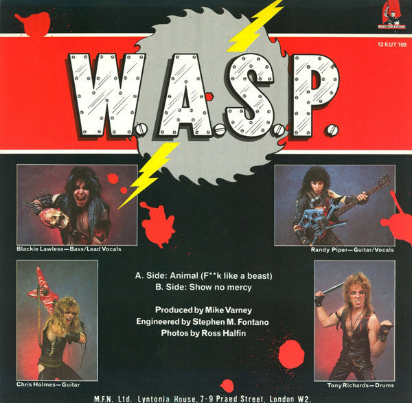 W.A.S.P. / Animal (F**k Like A Beast) - LP 33T Occasion