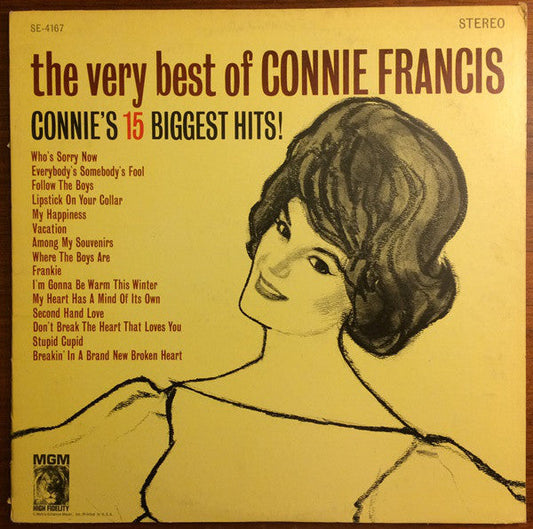 Connie Francis / The Very Best Of Connie Francis  - LP Used