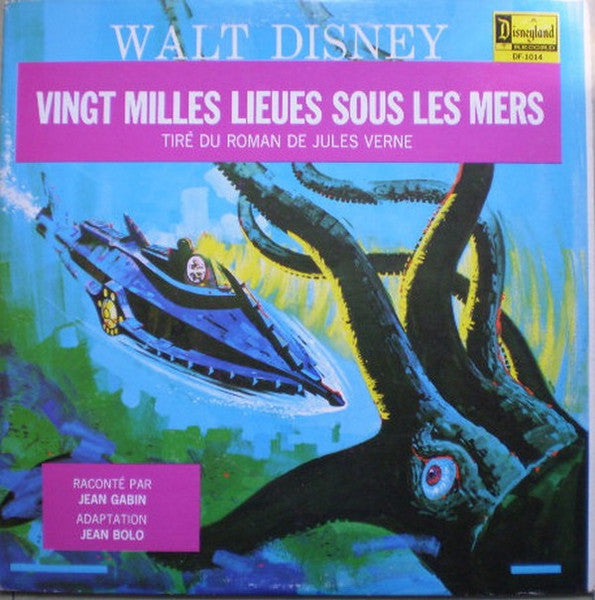 Jules Verne, Walt Disney, Gabin / Vingt Milles Lieues Sous Les Mers - LP d'occasion