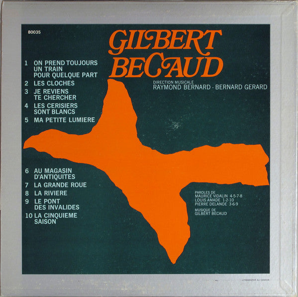 Gilbert Bécaud / On Prend Toujours Un Train Pour Quelque Part - LP Used