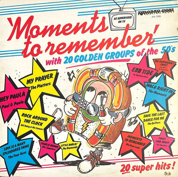 Various / Moments To Remember With 20 Golden Groups Of The 50's - LP Used