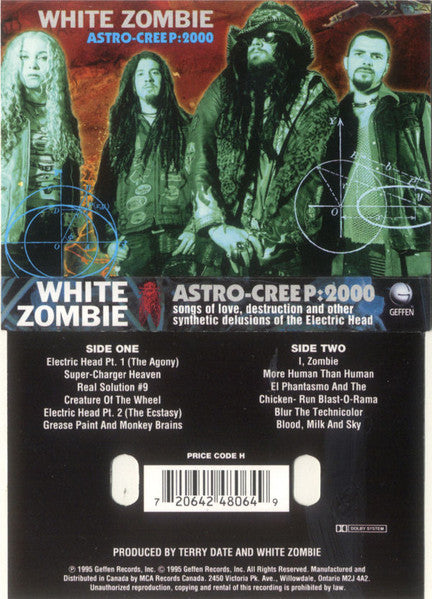 White Zombie / Astro-Creep: 2000 (Songs Of Love, Destruction And Other Synthetic Delusions Of The Electric Head) - K7 (Occasion)