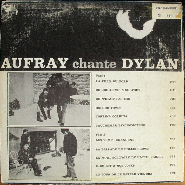 Hugues Aufray / Chante Dylan - LP Used