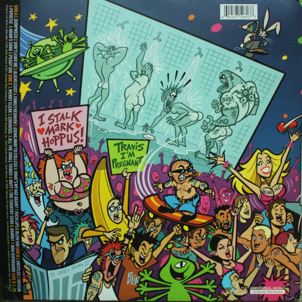 Blink-182 / The Mark, Tom And Travis Show (The Enema Strikes Back!) - 2LP Clear W/ Pink, Green, Blue Splatter (Used)