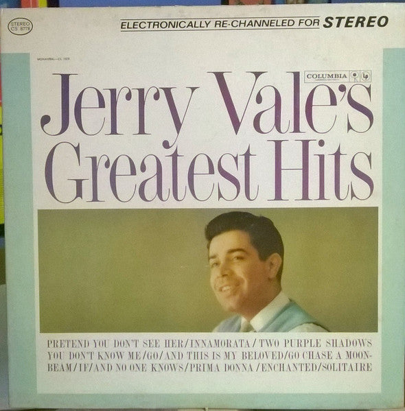 Jerry Vale / Jerry Vale's Greatest Hits - LP Used