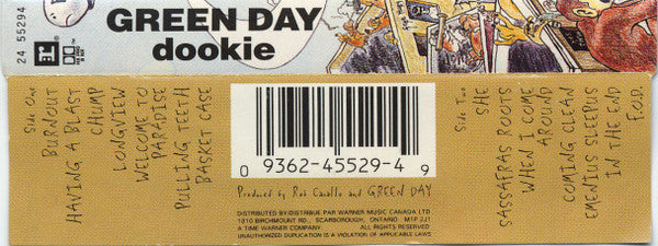 Green Day / Dookie - K7 (Used)