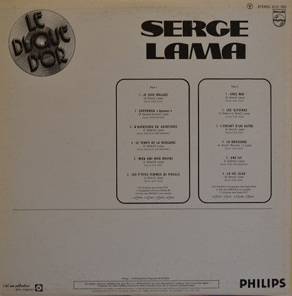 Serge Lama / Le disque d'or - LP Used