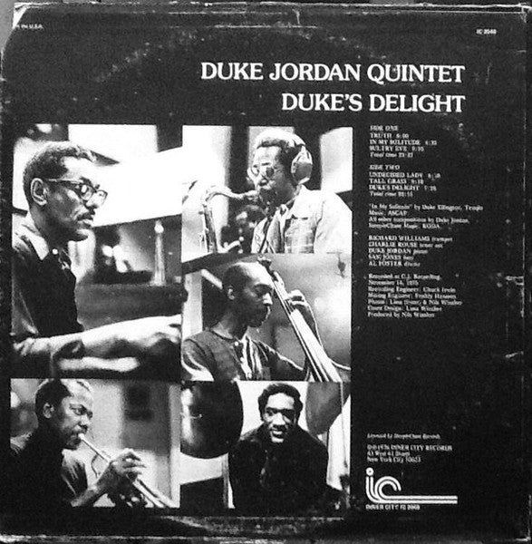 Duke Jordan Quintet / Duke's Delight - LP USED