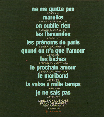 Jacques Brel / Ne Me Quitte Pas - LP USED