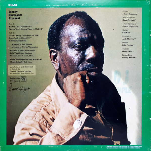 Johnny Hammond / Breakout - LP USED