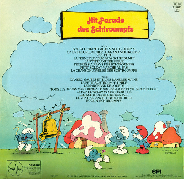Various / Hit Parade Des Schtroumpfs - LP Used