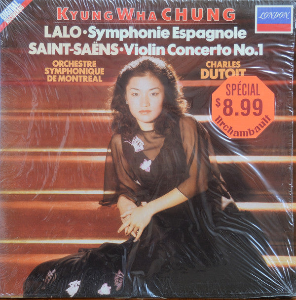 Lalo, Saint-Saëns, Kyung Wha Chung, Charles Dutoit, OSM ‎/ Symphonie Espagnole • Violin Concerto No.1 - LP Used