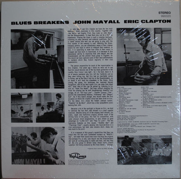 John Mayall With Eric Clapton / Blues Breakers - LP BLUE