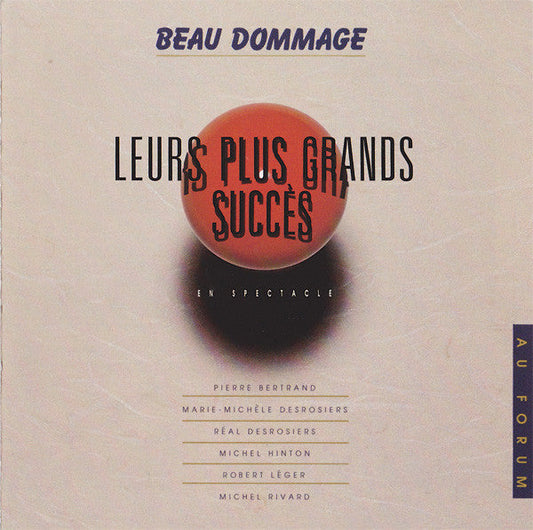Beau Dommage ‎/ Leurs Plus Grands Succès En Spectacle - CD (Occasion)