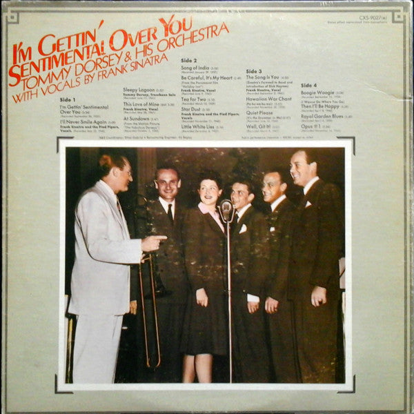 Tommy Dorsey And His Orchestra With Frank Sinatra / I'm Gettin' Sentimental Over You - 2LP Used