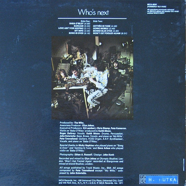 The Who / Who's Next - LP occasion