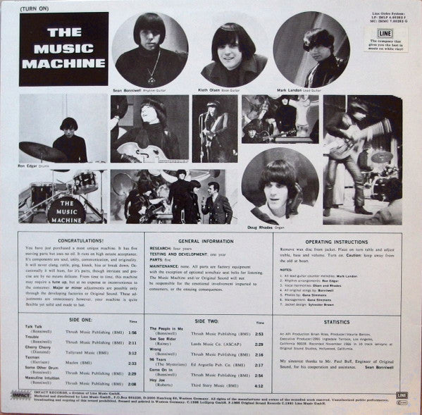 The Music Machine / (Turn On) The Music Machine - LP Used