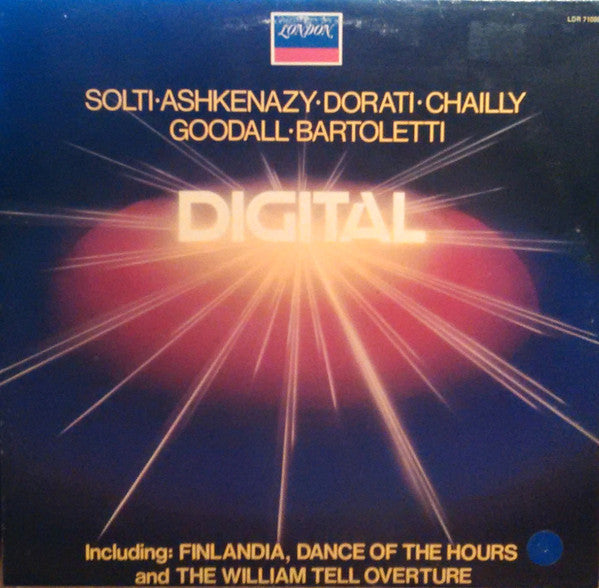 various : Sir Georg Solti, Ashkenazy, Dorati, Chailly, Goodall, Bartoletti ‎– London Digital Sampler - LP Used