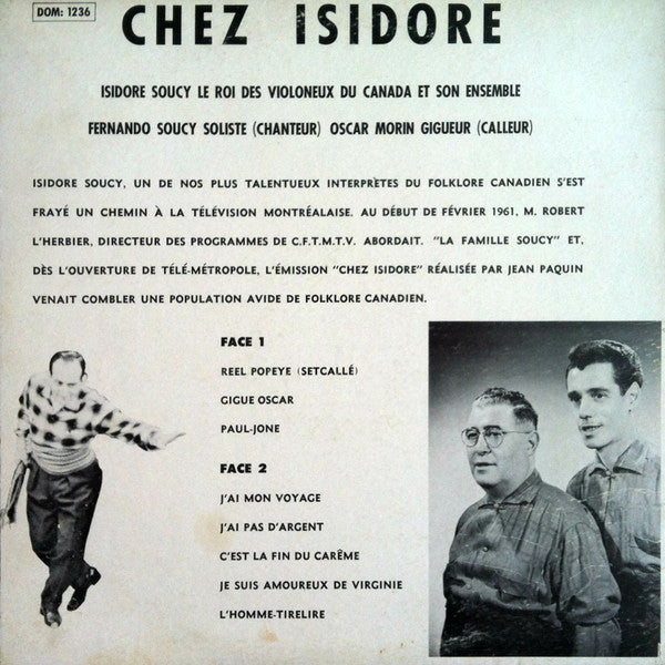 Isidore Soucy Et Son Ensemble / Chez Isidore - LP USED