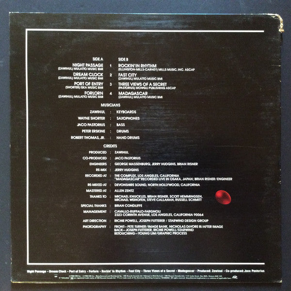 Weather Report / Night Passage - LP USED