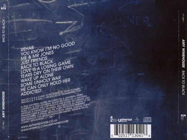 Amy Winehouse / Back to Black - CD (Used)