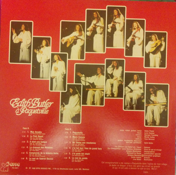 Edith Butler / Edith Butler À Paquetville - LP USED