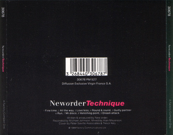 Neworder / Technique - CD (Used)