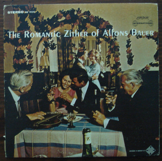 Alfons Bauer ‎/ The Romantic Zither Of Alfons Bauer - LP (used)