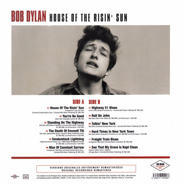 Bob Dylan / House Of The Risin' Sun - LP
