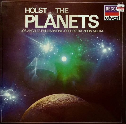Holst, Los Angeles Philharmonic Orchestra, Zubin Mehta ‎/ The Planets - Les Planètes - Die Planeten - LP Used