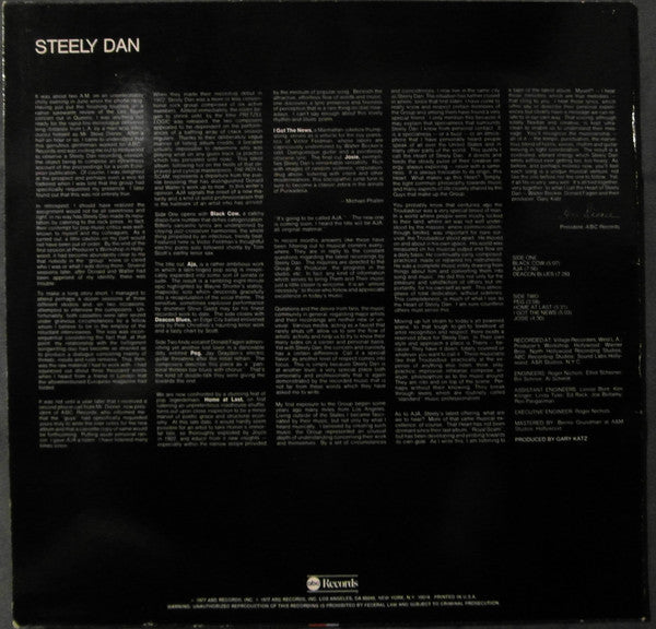 Steely Dan / Aja - LP Used