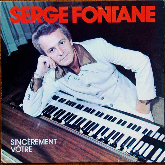 Serge Fontane / Sincèrement Vôtre - LP Used