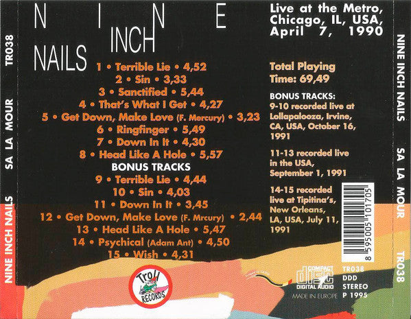 Nine Inch Nails / Sa La Mour - CD (Used)