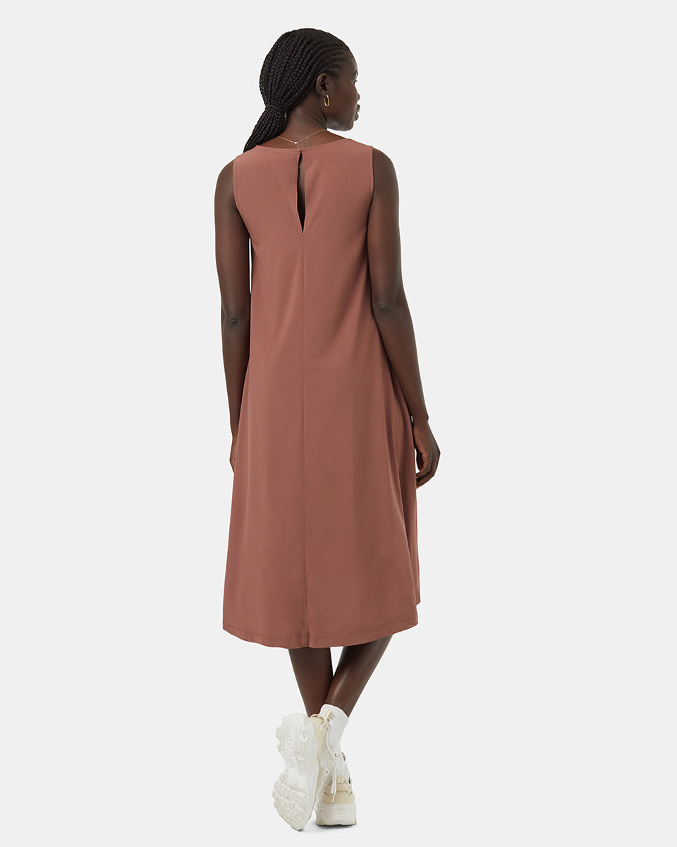 InMotion Sleeveless Midi Dress
