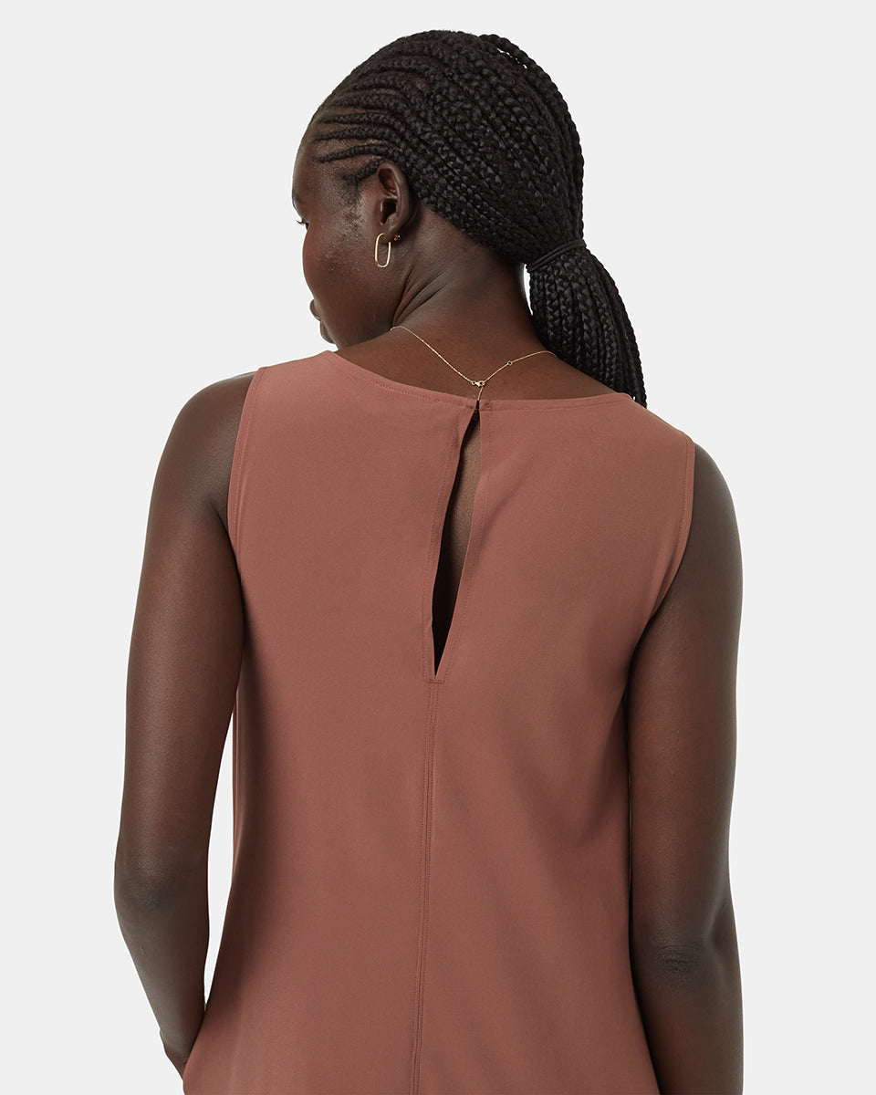 InMotion Sleeveless Midi Dress
