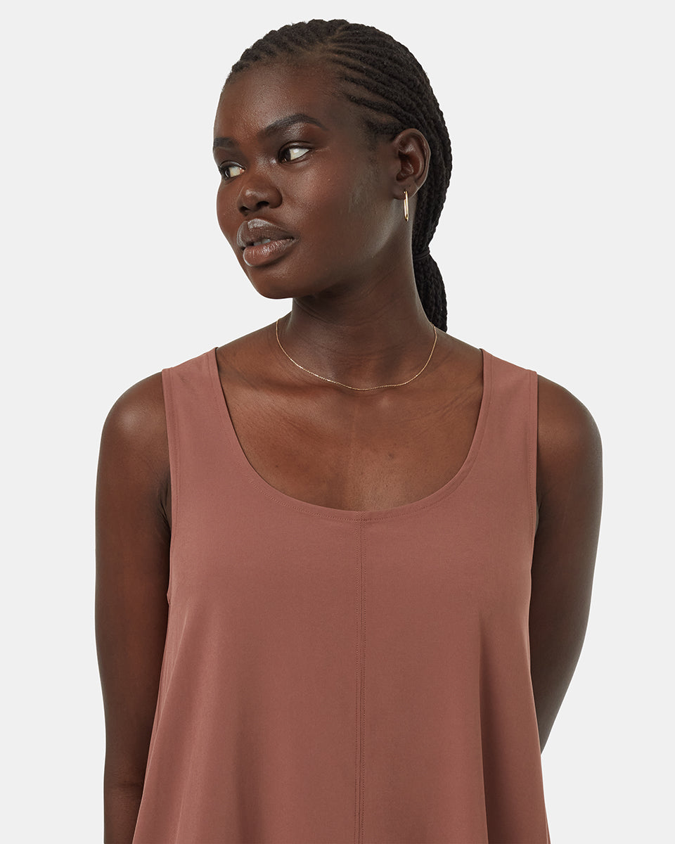 InMotion Sleeveless Midi Dress